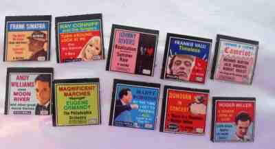  1960’s Vintage Barbie Dream House Cardboard Record Album Covers-.