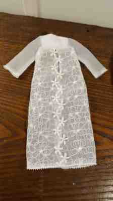 Vintage Barbie Francie Fashion #1217 Dreamy Wedding Over Dress
