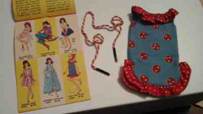 Can you play? #1923 skipper skooter dress with jump rope vintage 1960s barbie