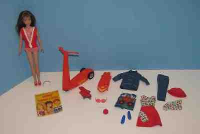 VINTAGE 1964 SKIPPER OUTFIT SKIPPER ON WHEELS #1032 EXCELLENT CONDITION!
