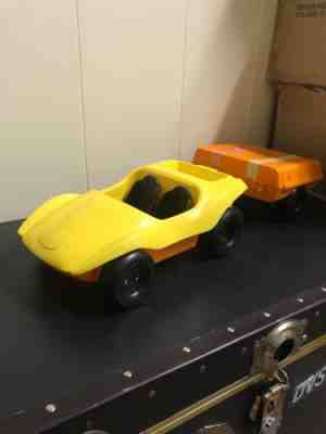 Vintage 1972 Barbie Goin' Camping Dune Buggy  And Camper Made In USA