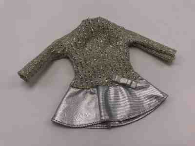 Barbie 1885 Salute to Silver Sparkle Mini Dress Vintage 1969 Best Buy Fashions