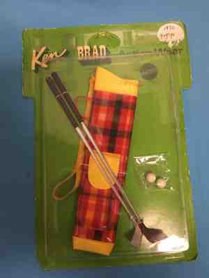 Pak - Golf Gear  1970 NRFP Ken doll outfit MOD VINTAGE BARBIE