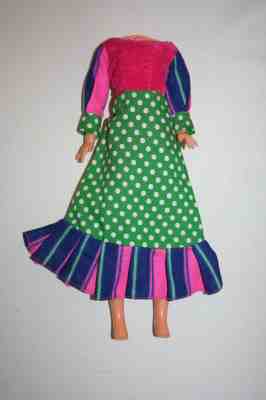 MOD VINTAGE 70s PETRA GERMANY DRESS F/ BARBIE  TAMMY SINDY SUSI & FASHION CLONES