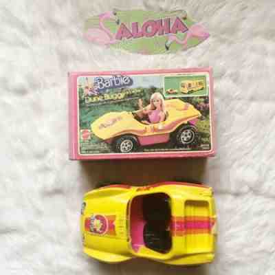Vintage 1972 Barbie Goin' Camping Dune Buggy Yellow with Box  Made In USA