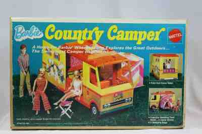 Vintage 1970s Mattel Barbie Country Camper Play Set Original Box No. 4994