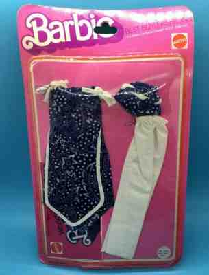 #2225 Best buy 1978 Cotton print blue white outfit Superstar Vintage Barbie doll