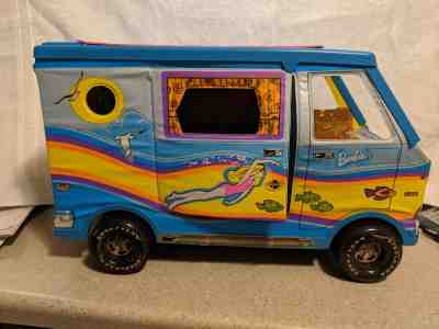 Vintage 1971 Barbie Beach Bus Surfer Motorhome Dodge Van