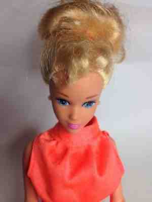 Vintage Barbie Doll Mattel Marked Disney 1966 China Twist Turn Blonde Hair 