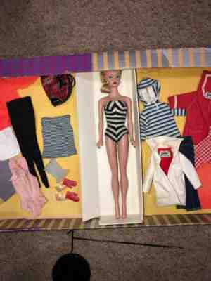 Vintage Barbie Ponytail Mix’N’Match 857 Rare Set Pony Tail In Box