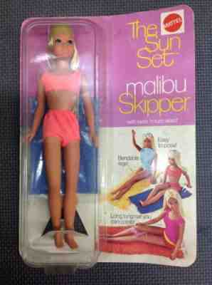 Vintage Barbie Sunset Malibu Skipper TNT Waist Bendable Legs Unopened Box 1069