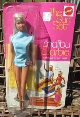 1971 NIP~THE SUNSET MALIBU BARBIE DOLL 1067 MINT NRFP OLD STORE STOCK~WRIST TAG~