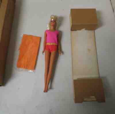 Vintage 1971 Mattel MALIBU FRANCIE MOD BARBIE mint unused in shipping box #1068
