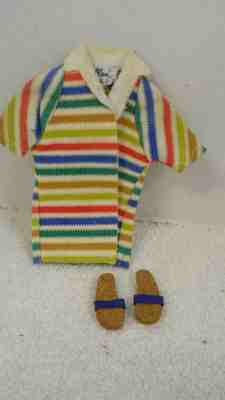 VINTAGE Allan Doll 1990s Swim Shirt & Sandals #1000 TAGGED Ken Barbie Boyfriend