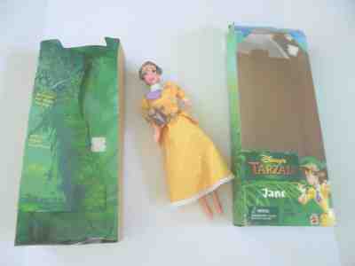 1999 DISNEY TARZAN JANE BARBIE DOLL WITH MONKEY & BOX HTF