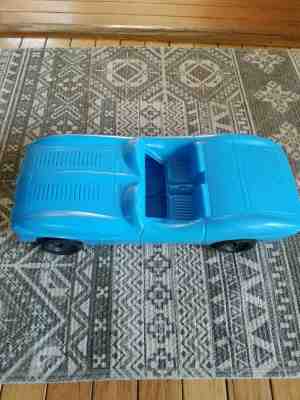 Vintage Mattel Irwin 1964 Turquoise Blue Sports Roadster Barbie Ken Corvette Car