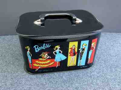 1961 BARBIE OVAL TRAIN CARRY CASE  **TOUGH TO FIND IN NICER CONDITION**