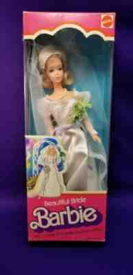 Rare 1976 BEAUTIFUL BRIDE BARBIE doll in box TNT Twist n Turn FaceLashes Vintage