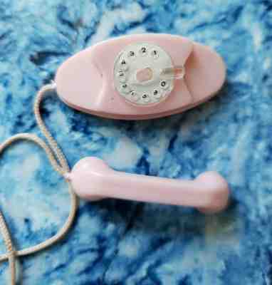  Vintage Barbie: Barbie's Boudoir #1834 Pink Princess Phone 