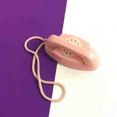 Vintage Barbie Pink Princess Telephone Phone Boudoir PAK #1834