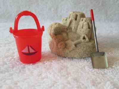 Vintage 1966 HTF Barbie Tutti Doll "Sand Castles" #3603 Shovel & Pail Bucket Lot