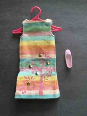 VINTAGE Barbie 1965-66 “SUNNY PASTELS” SKIPPER DRESS #1910 VERY GOOD CONDITION