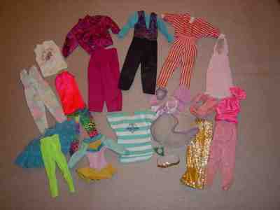 Vintage Barbie and Ken Large 1980's/1990's Clothing Lot