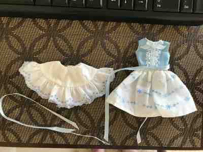 Vintage Barbie SKIPPER #1919 HAPPY BIRTHDAY DRESS, SLIP, RIBBON - N/M (1965)
