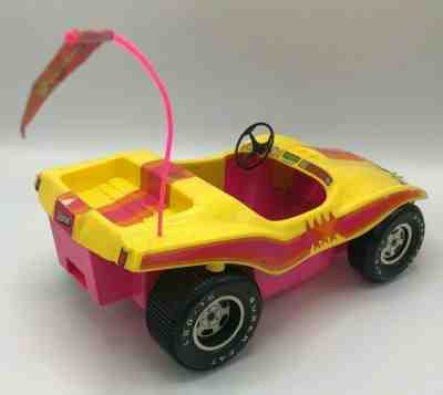 VINTAGE BARBIE CAR YELLOW  DUNE BUGGY Toy Mattel 1972 USA collector automobile