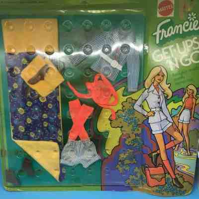 1973 Francie doll Get ups 'n Go #7846 Camping set MOD vintage Barbie