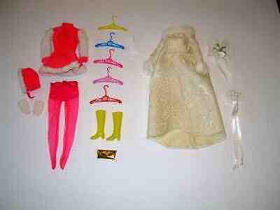 Vintage Barbie Doll Outfits, Skate Mates #1793 & Winter Bride Dress #1880