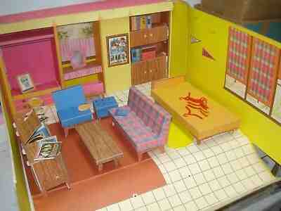 Vtg Barbie 60s Doll HOUSE Playset DREAM HOME *Original* 1962 816 Near Complete