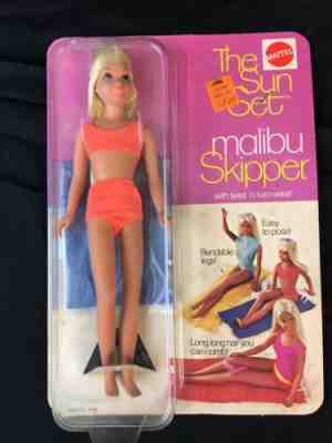 Vintage Barbie Sunset Malibu Skipper TNT Waist Bendable Legs Unopened Box MINT