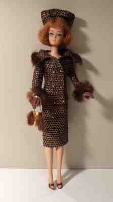 Vtg. Barbie Titian Red American Girl Doll Dressed In Saturday Matinee Complete