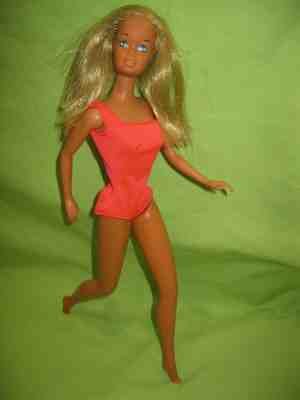 Barbie VINTAGE 1975 Later Issue Steffie Face MALIBU Sun Set TNT DOLL in Red SS
