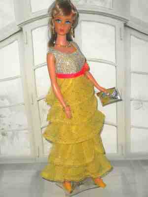 Vintage BARBIE HTF FABULOUS FORMAL #1595 SEARS EXCLUSIVE DRESS SHOES + JEWELRY