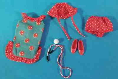 1966 Vintage Skipper #1923 CAN YOU PLAY? Outfit Barbie Mattel Japan