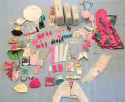 Vintage Barbie and Barbie Doll Size Clothes Shoes Boots Accessories Typewriter 