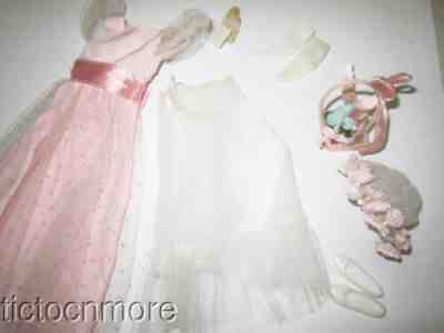 VINTAGE BARBIE SKIPPER DOLL FASHION CLOTHES #1934 JUNIOR BRIDESMAID COMPLETE SET