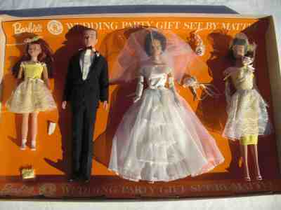 Rare, Vintage 1964 Barbie’s Wedding Party Gift Set by Mattel with Original Box!