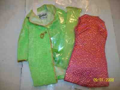VINTAGE BARBIE OUTFIT COMPLETE+ LIME STOCKINGS- # 1488 VELVET VENTURE- NEAR MINT