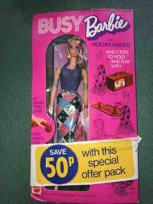 Vintage Busy Barbie with Holding Hands 1971