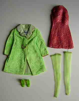 VINTAGE BARBIE VELVET VENTURE OUTFIT #1488 1967 COMPLETE/EXC/NM 