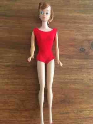 Vintage 1964 Swirl Barbie/1965 Midge and Skipper, w/ Mattel Carrying Case MORE! 