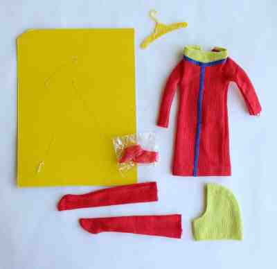 Vintage Barbie FRANCIE SWINGIN' SKIMMY #1264 Fashion Complete Mod YKK MIB Shoes