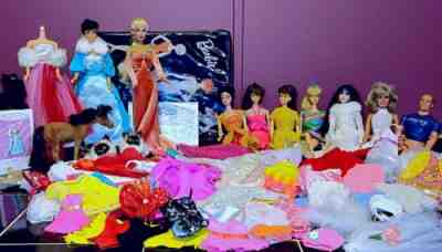 VINTAGE 1950's 1960's BARBIE Dolls, CLOTHES-several popular items, Pets & more! 