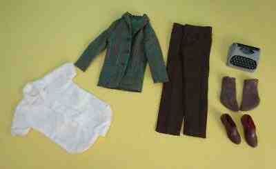 Barbie’s 1965 Ken COLLEGE STUDENT Set  #1416 W/ typewriter ONLY MISSING TIE