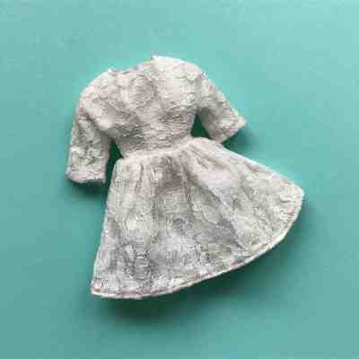 VINTAGE LACE DRESS WILLY WILDEBRAS DOLL DUTCH SCHWABINCHEN BARBIE LILLI / PRYM 