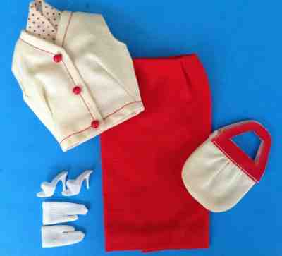 Vintage BARBIE CRISP N COOL Outfit #1604 Original & Complete 1964-1965 VGC