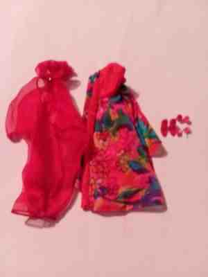Vintage Barbie 1696 Floating Gardens 1967 Complete Mint Collectible Outfit